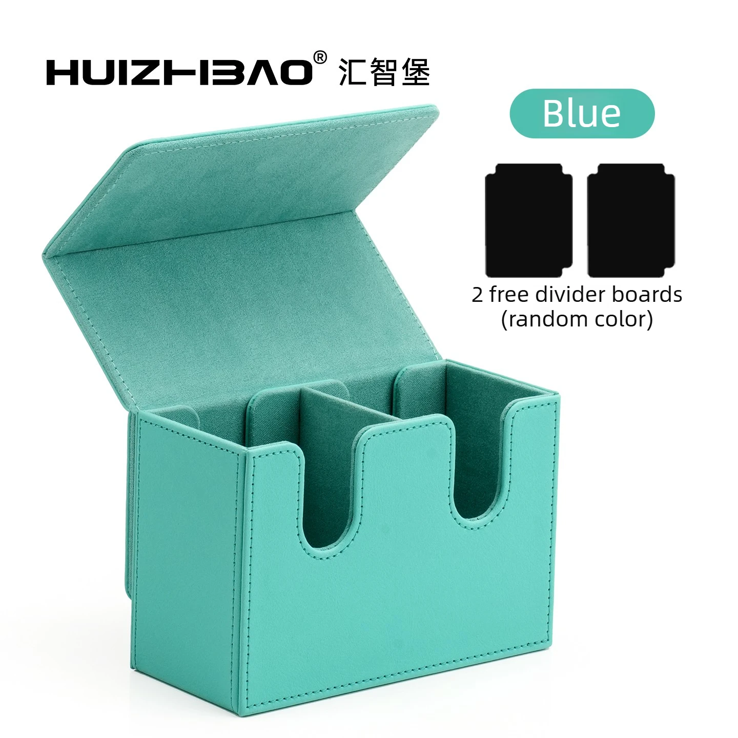 160+ Double Deck Box with Dual Slots, Premium PU Leather Magnetic Card Case for Pokemon MTG Yu-Gi-Oh Riftbound Collection