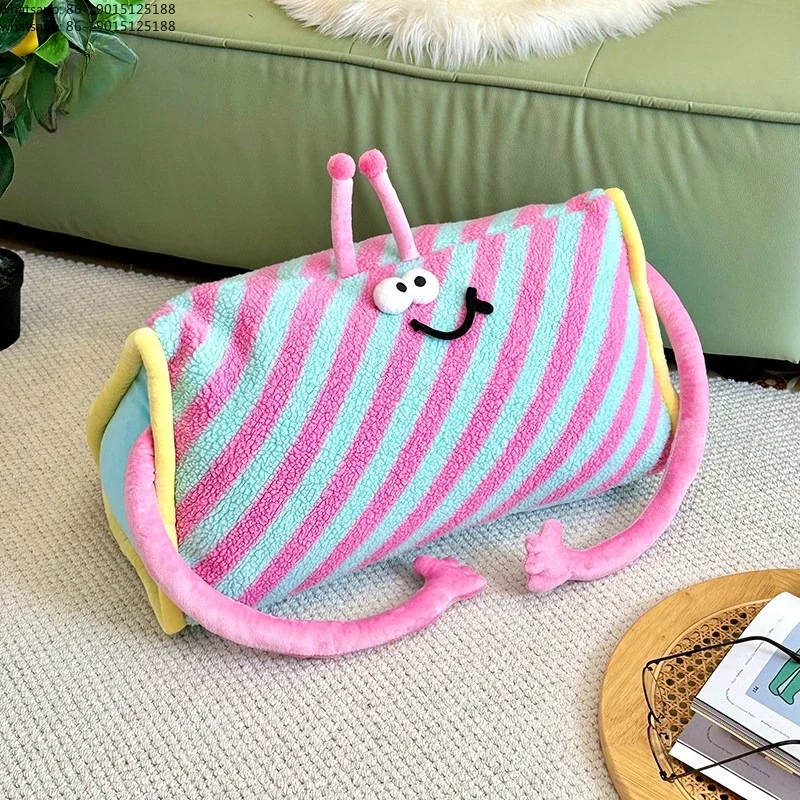 Rainbow hug bedside long pillow plush big backrest bedroom bay window sofa waist protection
