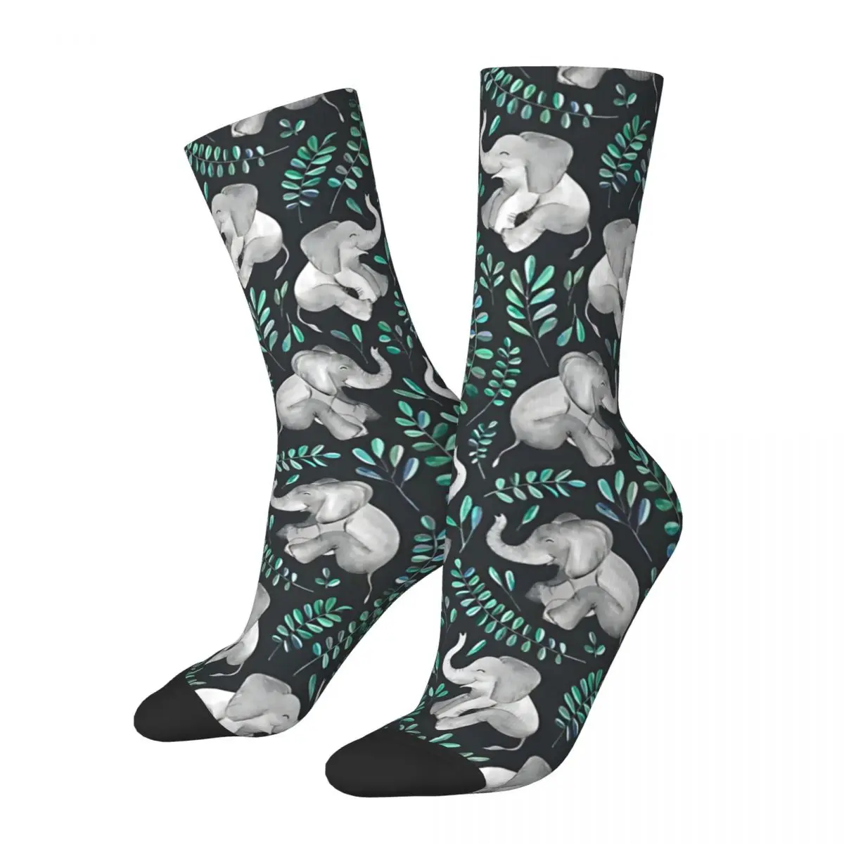 Calcetines de elefante para hombre y mujer, medias de verano, Hip Hop