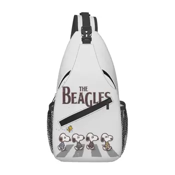 בוטנים קומיקס snuty את הנשרים שקית אביזרים אופנתיים לגברים נשים קריקטורה עץ צלב החזה צלב החזה