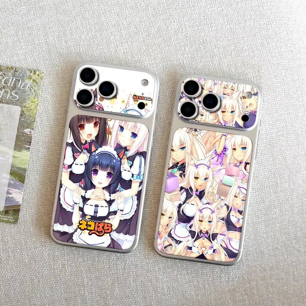 

N-NekoparaS Anime Wrap Sticker For IPhone17 Pro/17pro Max Phone Decal Skin Rear Protector Case Film Full Cover