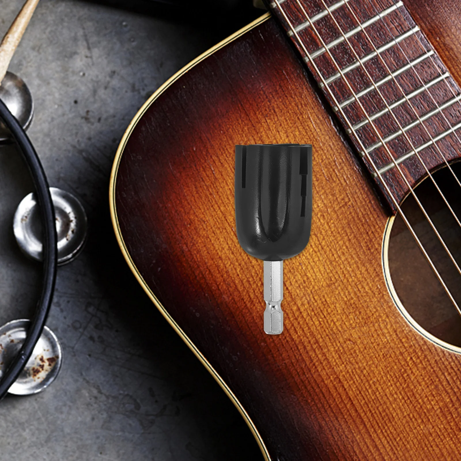 

Guitar String Winder Head Tool Classical Electric Acoustic Bass Guitar String Change Tool Easy Use for Beginners