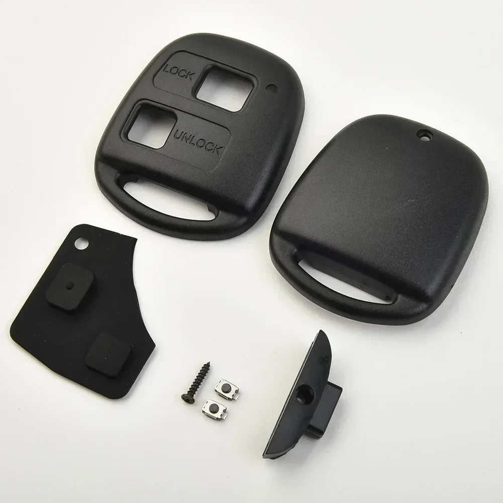 1/2PC Remote Car Key Case-Button Protector Anti-Scratch Shell Switch For Toyota- Yaris- Corolla- Car Accessory Part