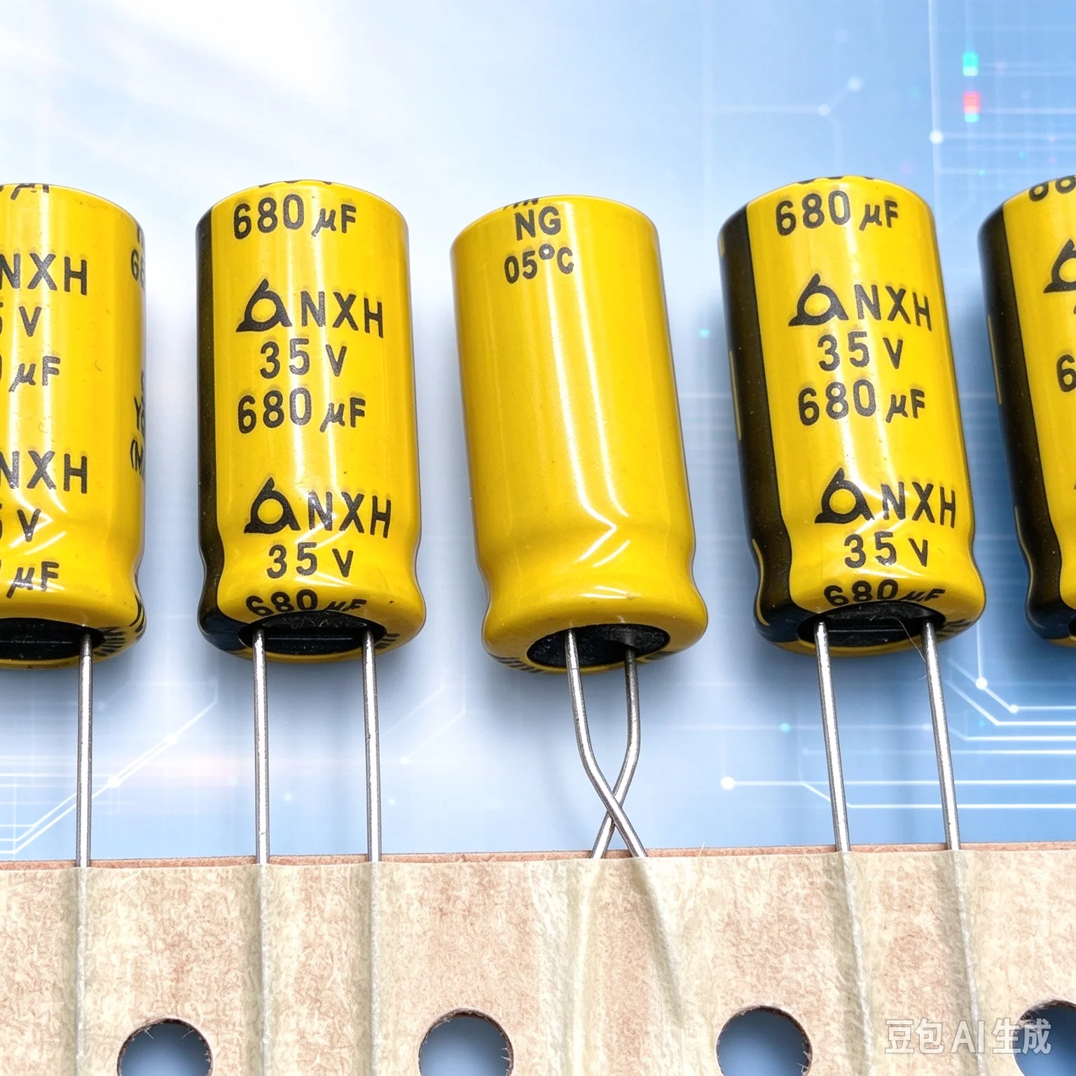 Electrolytic for Korea SAMYOUNG NXH Capacitor 680uF 35V 10x20 High Frequency  50pcs