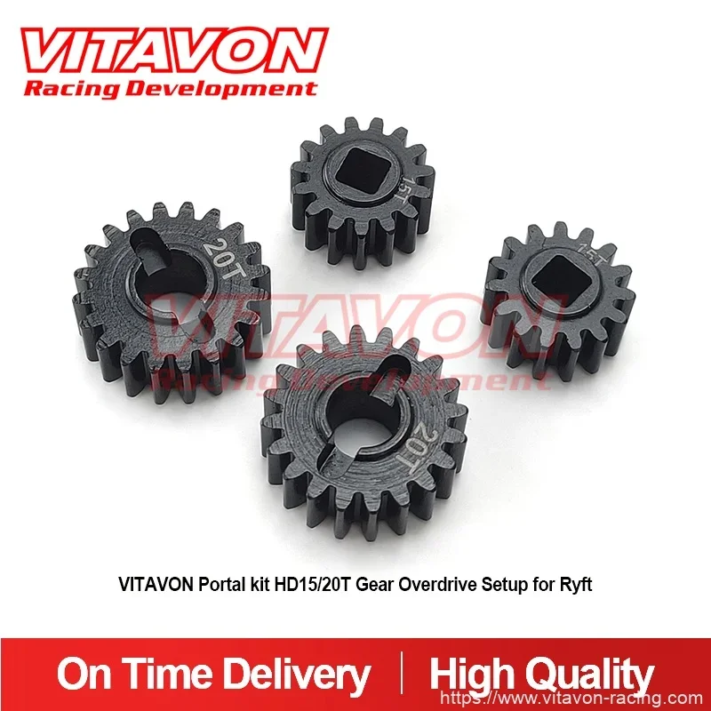 VITAVON Portal kit HD15/20T Gear Overdrive Setup For RBX10 Ryft