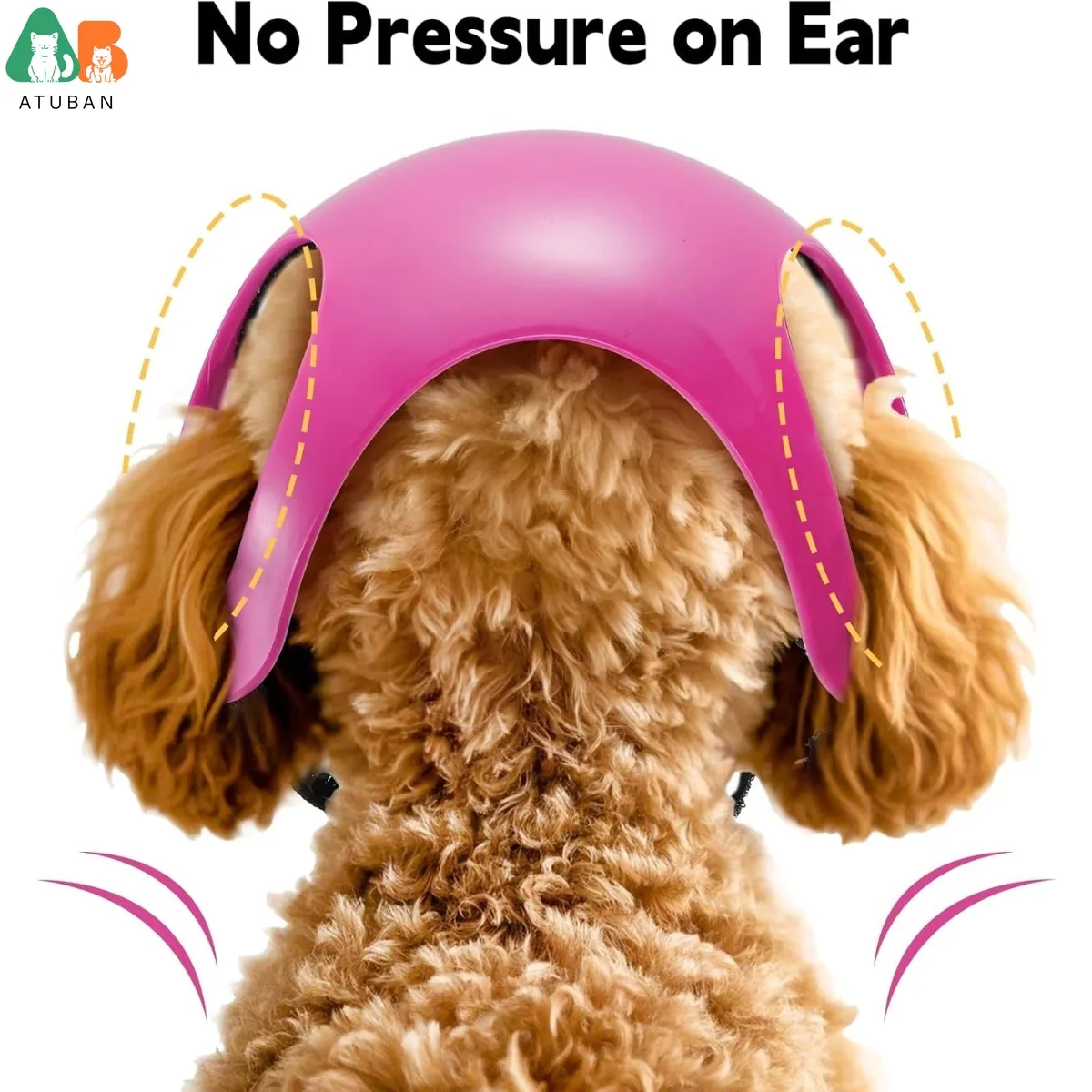 ATUBAN Dog Helmet for Medium Dog 5