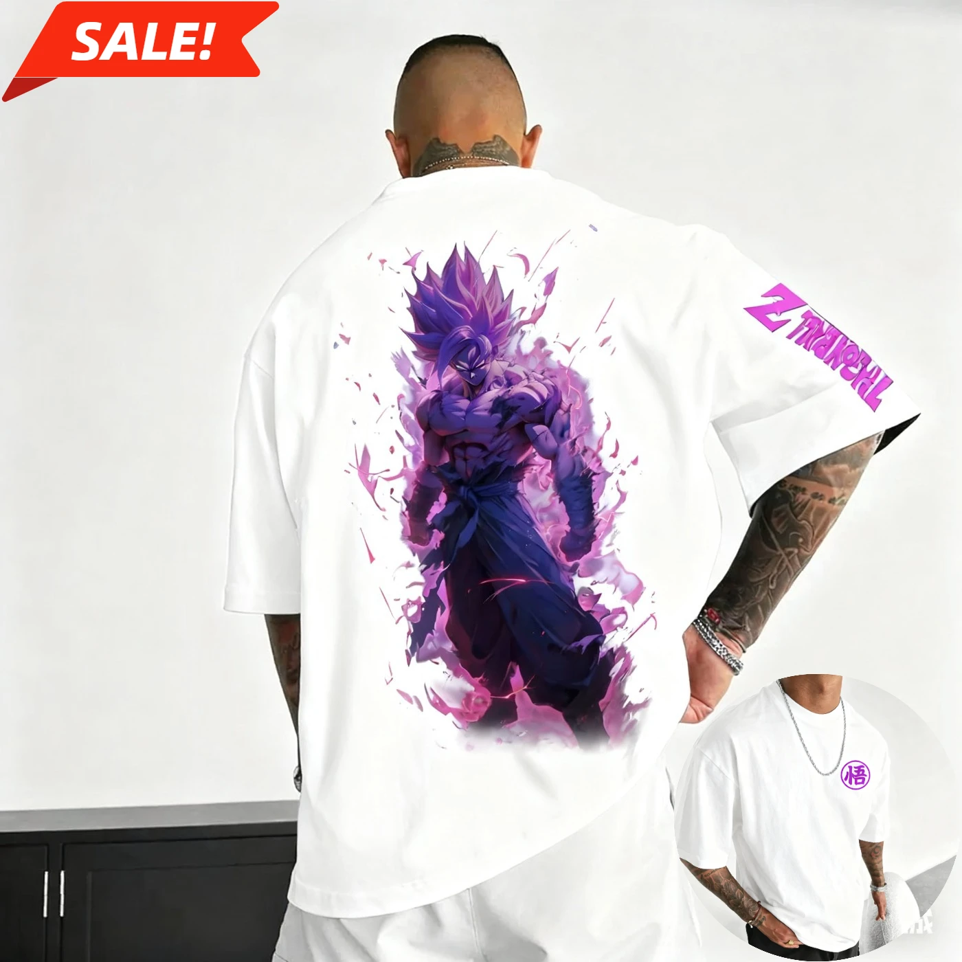 Super Saiyan Anime Dragon Ball Son Goku 2025 Harajuku verano camiseta hombres de gran tamaño Retro calle mujeres pantalón corto Casual de manga Unisex