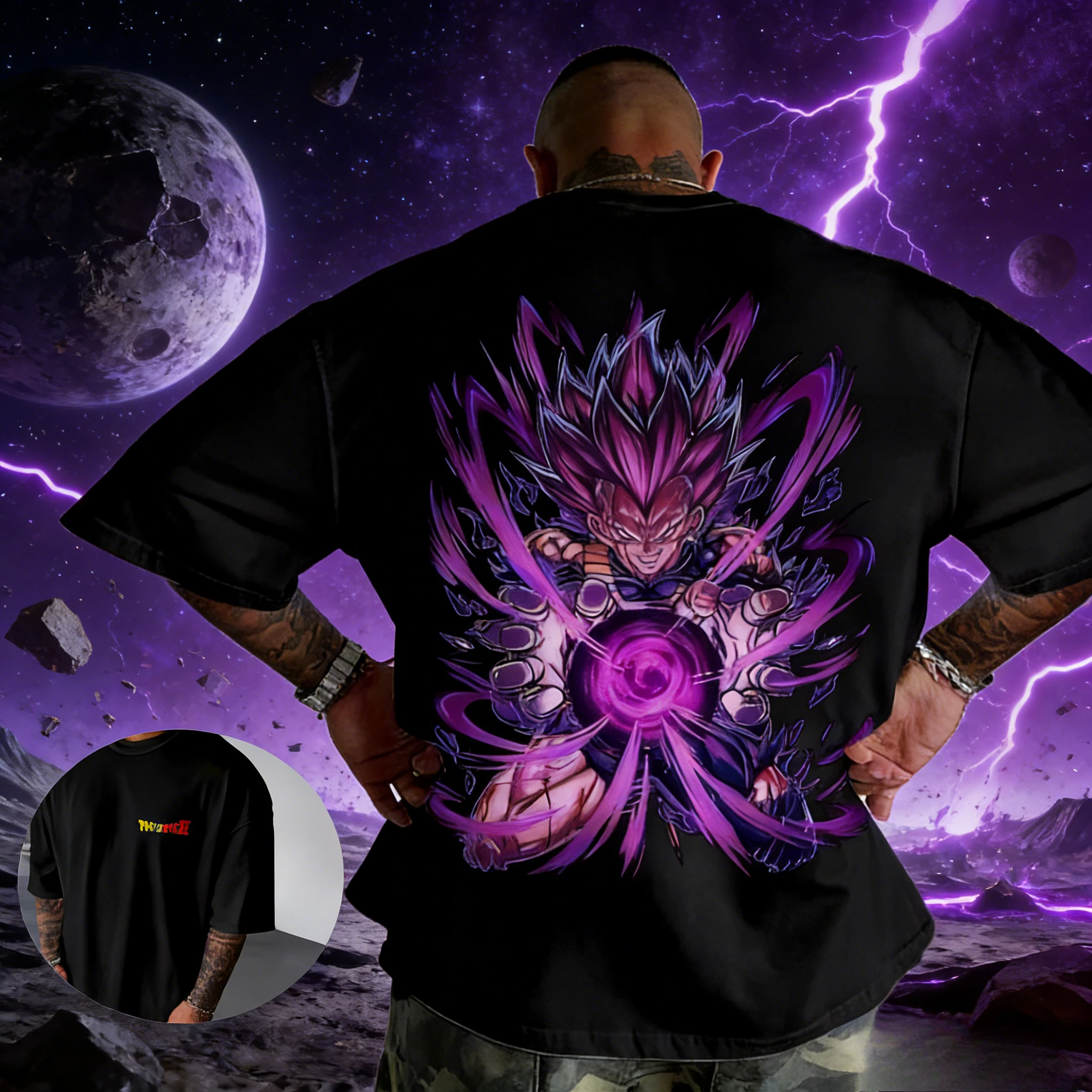 2026 Sommer Dragon Ball Retro Anime T-Shirt für Herren – Lässiges, lockeres Sport- und Alltags-T-Shirt mit Beast Gohan Grafik für Anime-Fans