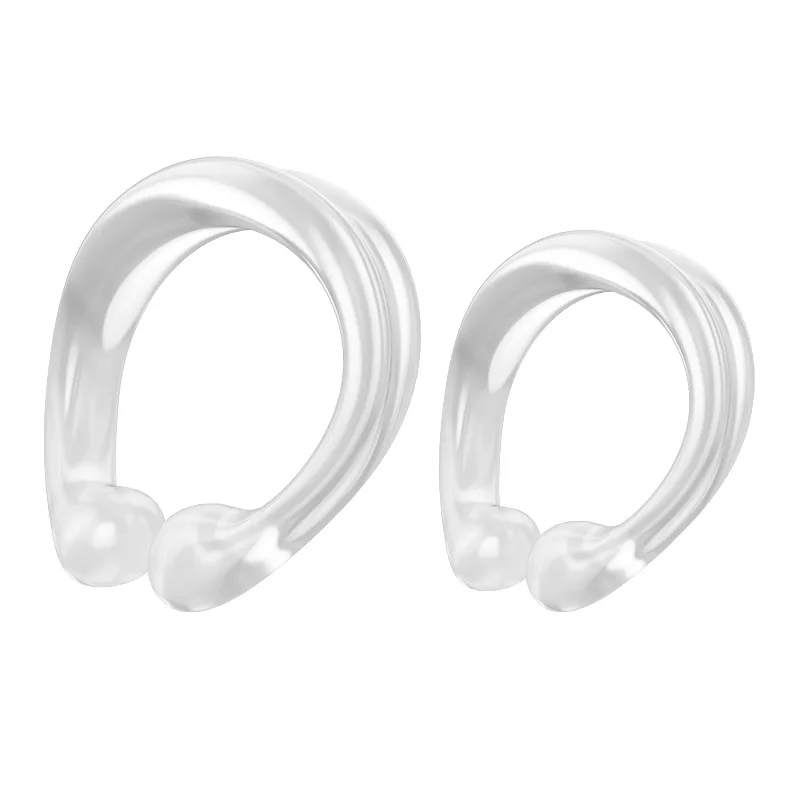 2pcs Male Foreskin Correction Hinder Ring Penis Training Foreskin Corrector Time Delay Device Sex Toys for Men Lock Cock Ring