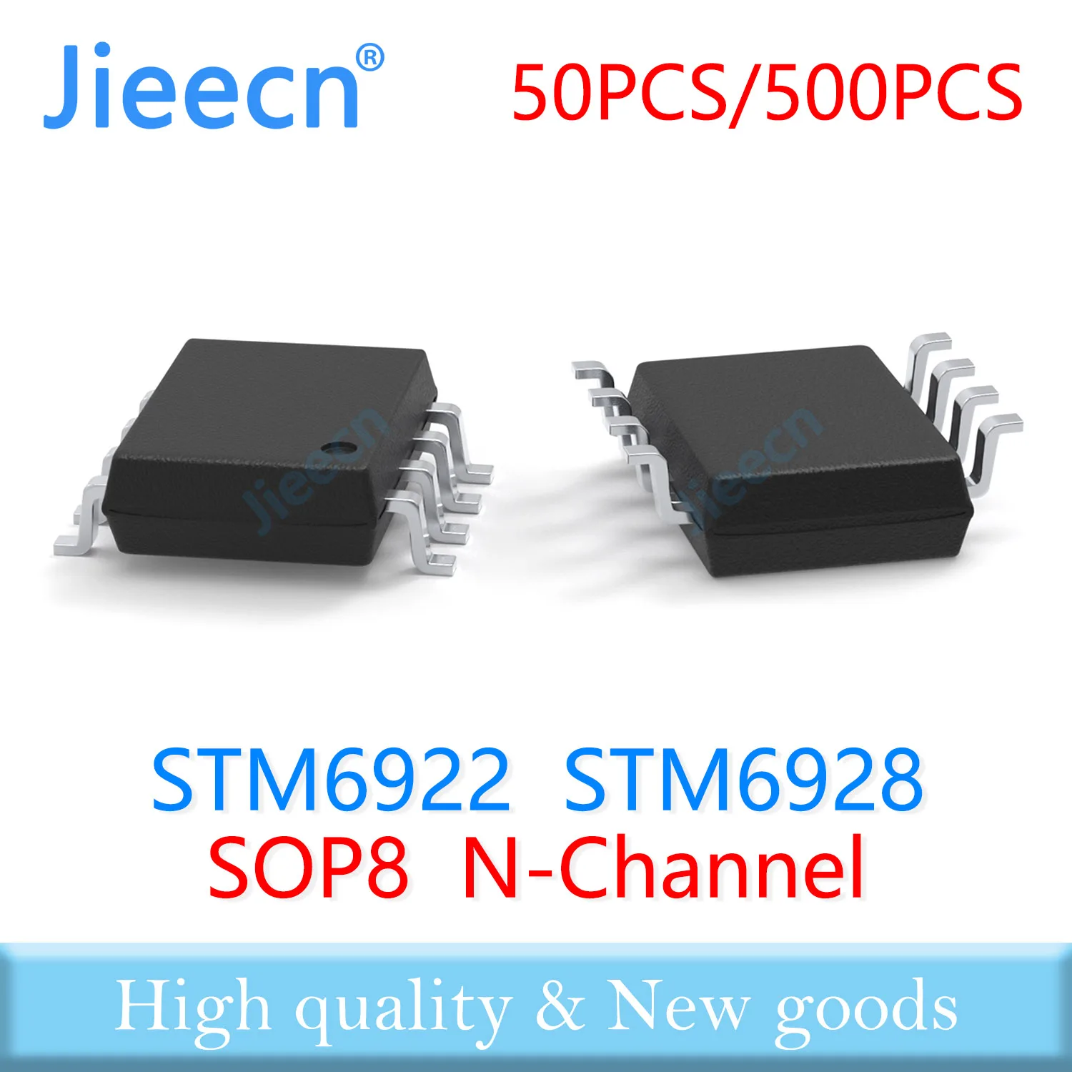 Jieecn 50PCS 500PCS SOP8 STM6922 STM6928 Dual N-Channel Enhancement Mode Field Effect High quality STM