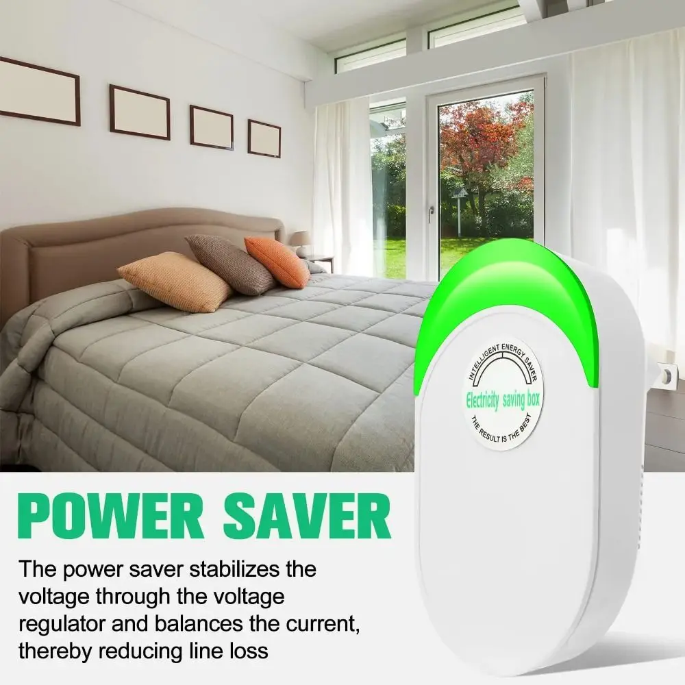 US/EU/UK Adapter Electricity Saving Box Power Save Stable Performance Electric Energy Saver Smart Saver Cost Reducing
