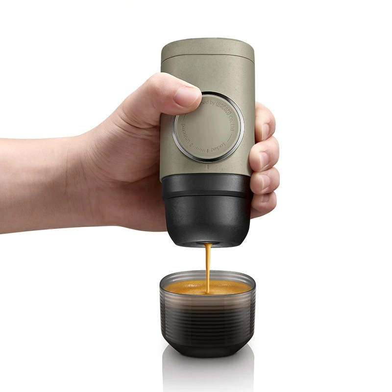 

Portable coffee machine, manual Italian espresso outdoor