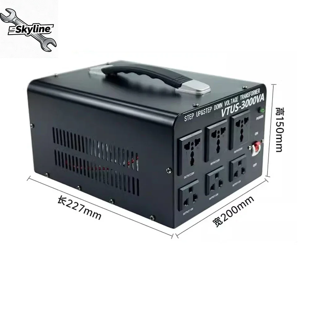 5000VA Single-phase voltage regulator 5000W input 220v to 110V step-up and step-down power supply