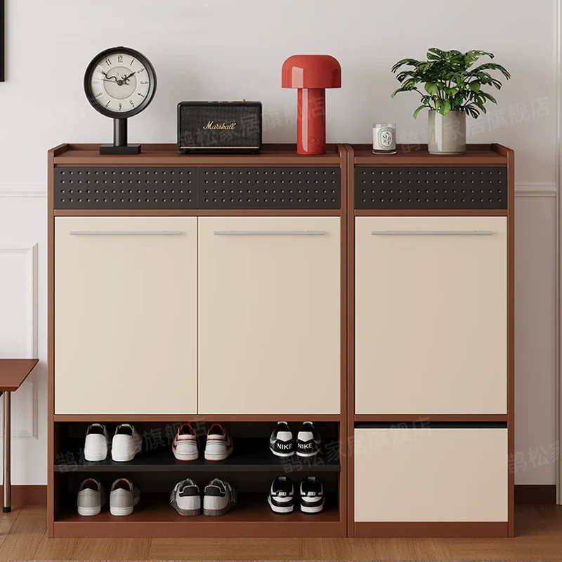 Storage Vertical Shoe Cabinet Modern Slippers Designer Luxury Box Organizer Display Shoe Shelf Mobile Zapatero Home Furniture
