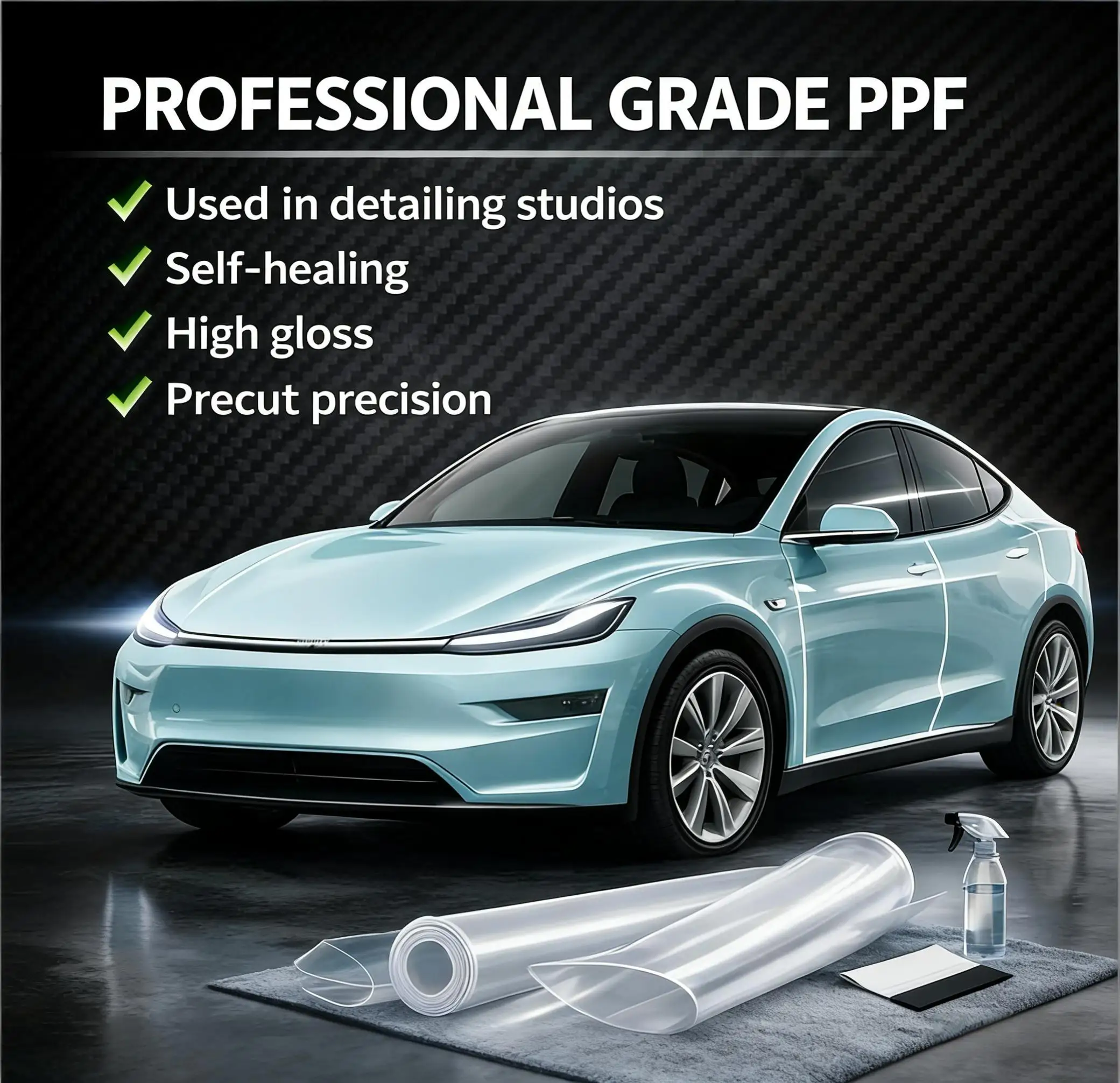 

Защитная пленка из ТПУ 8.5 Mil для кузова Tesla Model Y Juniper 2025-2026, матовая, прозрачная, предварительно вырезанная, с защитой от царапин (PPF)