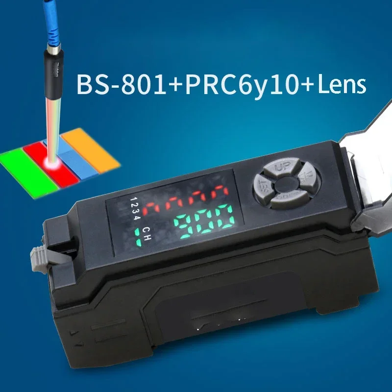 color mark sensor sensor RGB packaging color photoelectric switch sensor BS-301Single output  BS-801 4 output