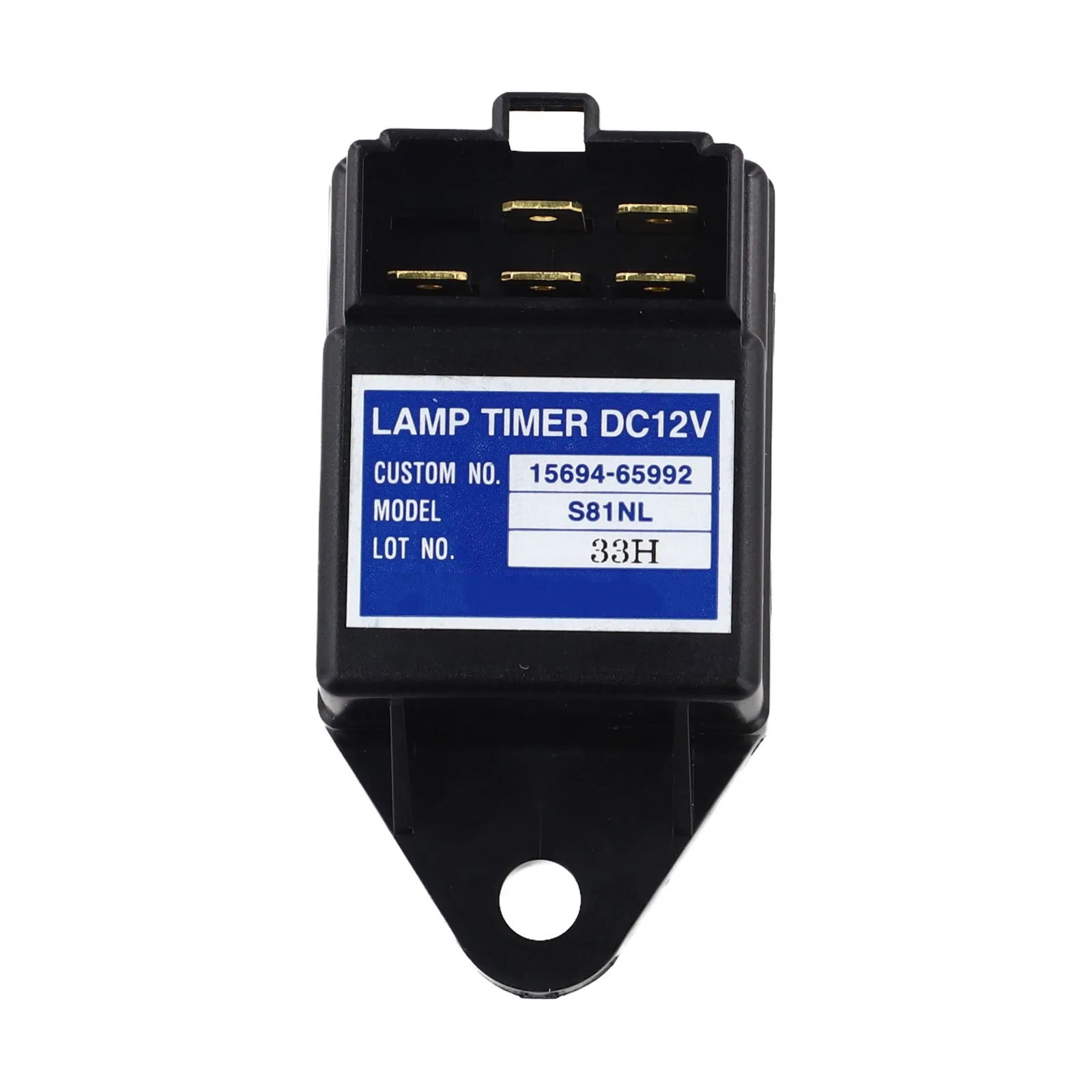 15694-65990 Glow Lamp Timer ABS And Metal Construction Tool-free Replacement Reduces Cold Start Time For Kubota Engines