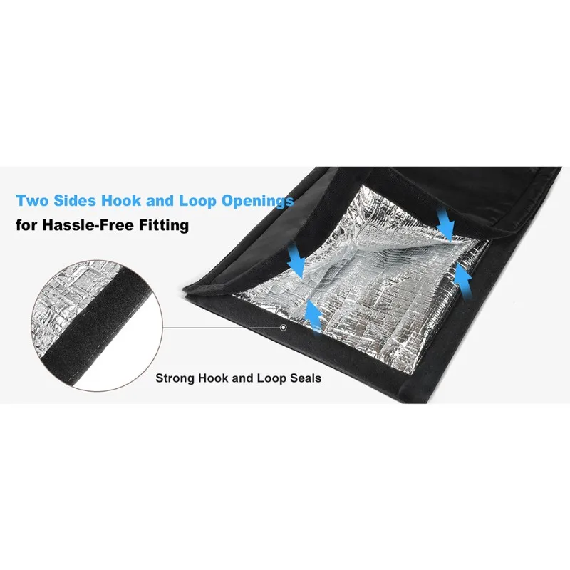 

Insulated Outdoor Faucet Cover 25" H X 13.5" W, Heat Protector For Winter For Garden, RV Park,Lawn, Sprinkler Systems