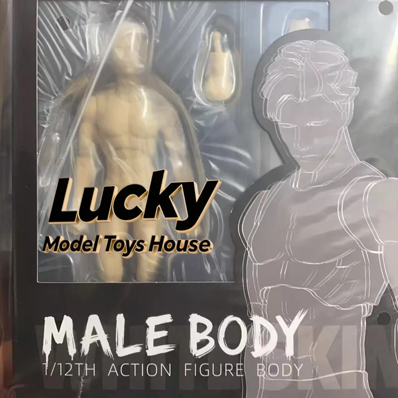 

Mirrfig MF001 Pale/Yellow Skin 1/12 Super Slim Anime Articulated Joint Body Model Toys Accessory For 6" Action Figure Decoration