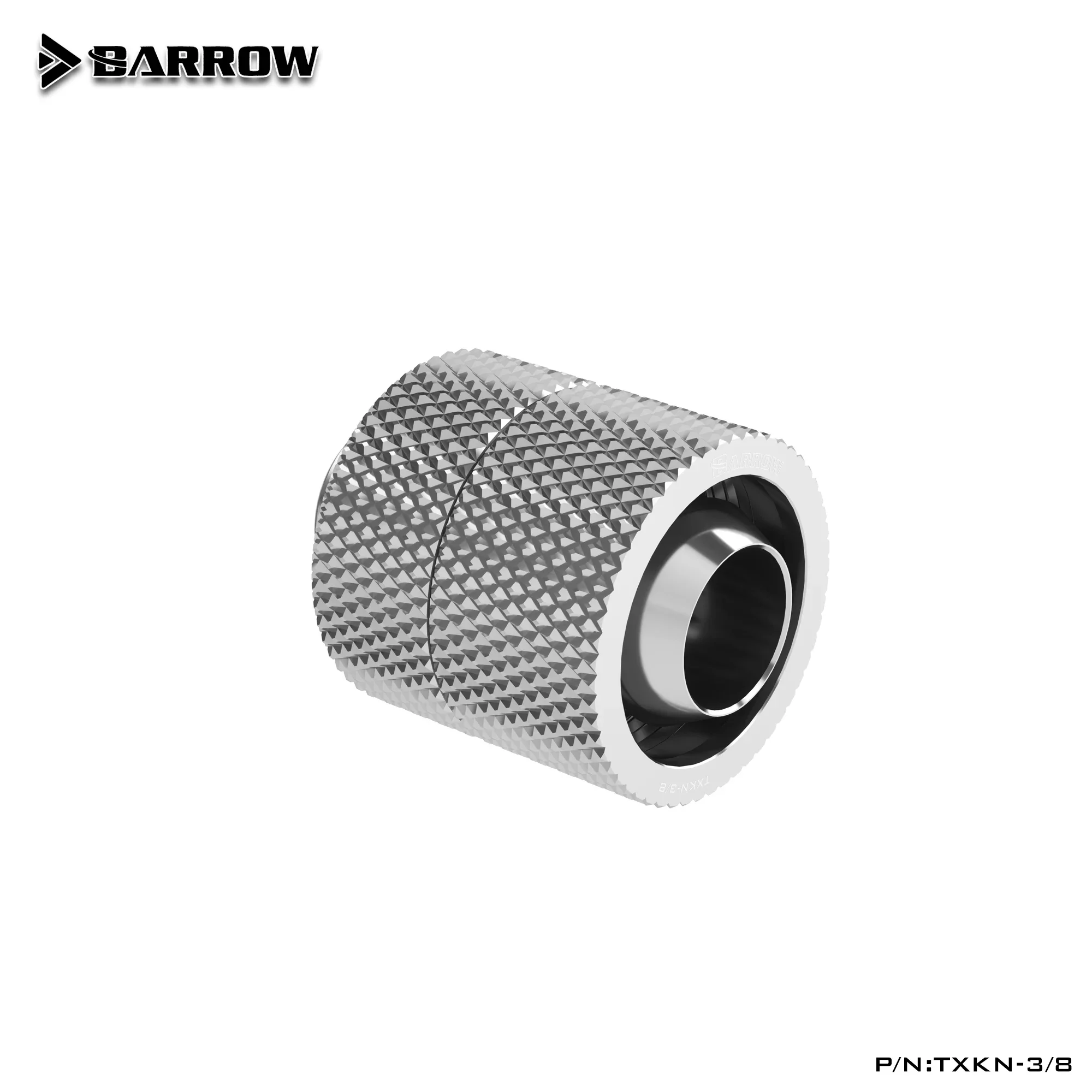 

BARROW Fitting 360°rotation for Inner diameter 9.5mm + Outer diameter 12.7 hose 3/8"ID X 1/2"OD tube manual connector TXKN-3/8