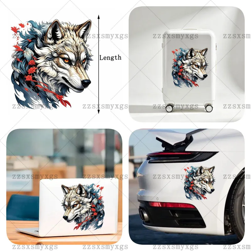 Brave wolf head personality domineering car stickers Fit for car body Bumper Motorcycle Trunk Laptop Vinyl Decal Car Accessories