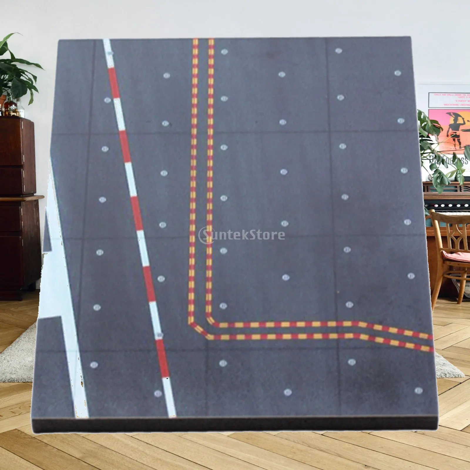 Simulation Airport Runway Model 1 72 Scale Wooden Parking Apron for Model Airplane Scene Decoration