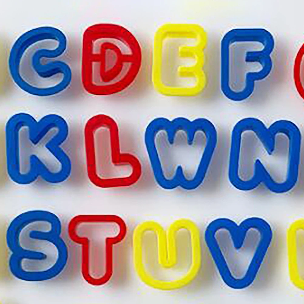 47 pçs kit de ferramentas de argila de massa multi forma cortadores de moldagem colorida alfabeto número selo conjunto para crianças jogo imaginativo