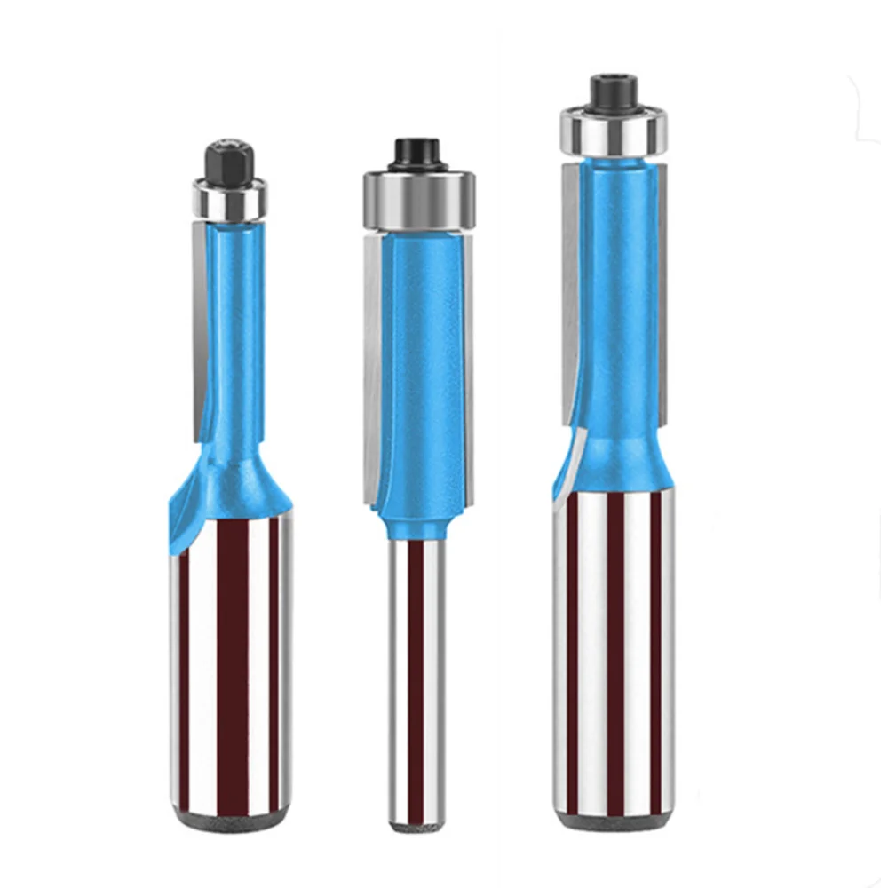 Flush Trim Router Bit Coating Carbide Woodworking Milling Cutter Sharp Durable Not Easy To Break for Wood Edge Copy Trimming