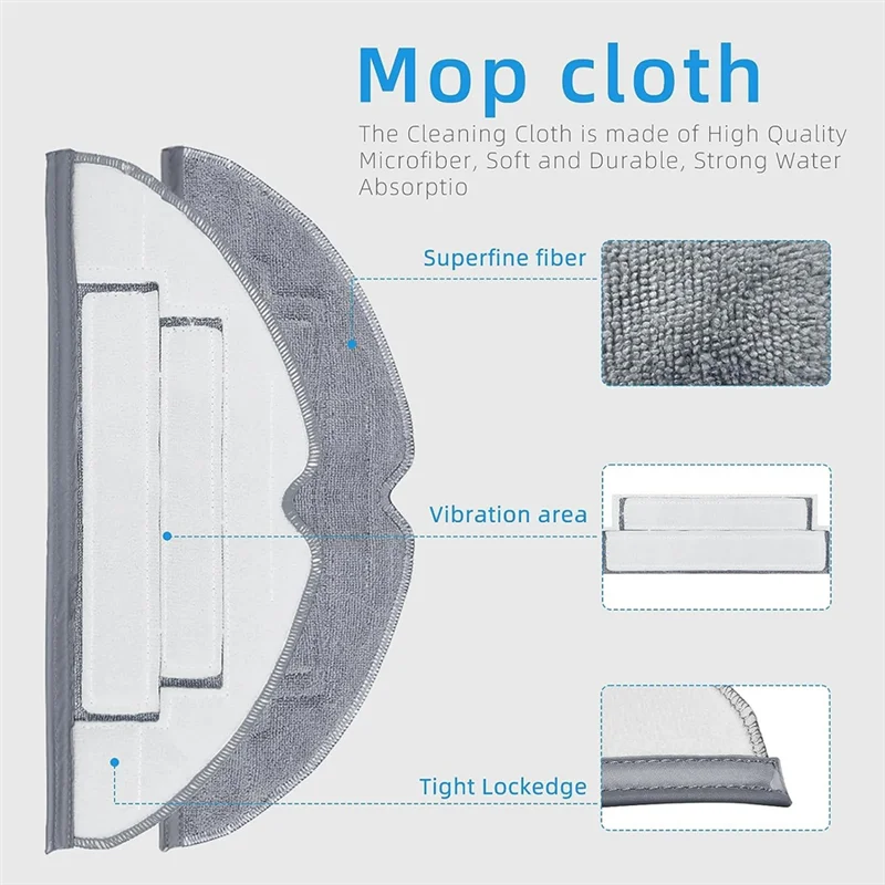 A01V-piezas de repuesto compatibles con accesorios de Robot aspirador Roborock S8 Pro Ultra, filtro Hepa de cepillo de doble rodillo