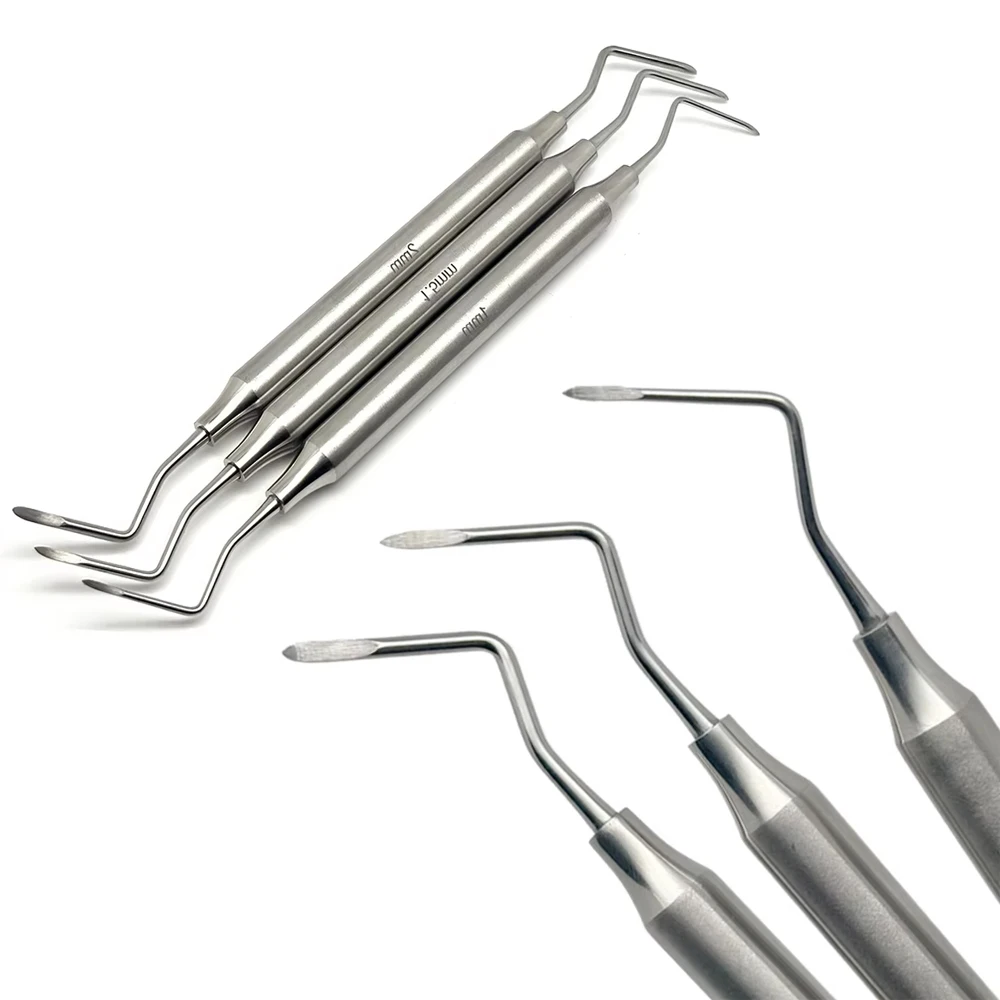 

Minimally Invasive Dental Elevator Sharp Tip Root Pick for Tooth Extraction Periodontal Oral Surgery and Implant Procedures