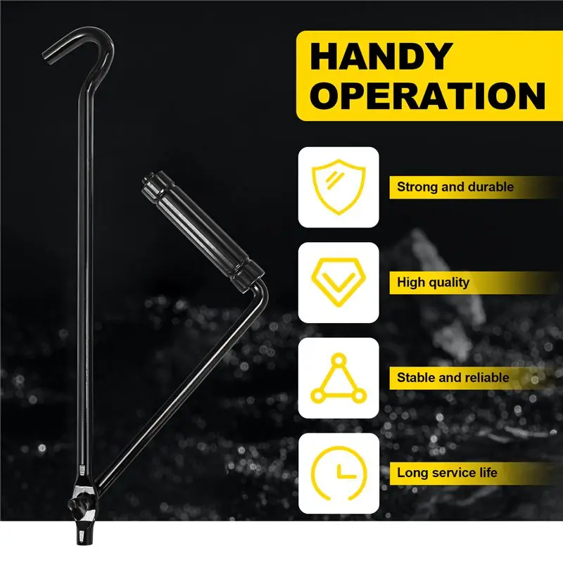 M46K-Car Jack Hand Crank Wheel Spanner Handle For Scissor Car Lift