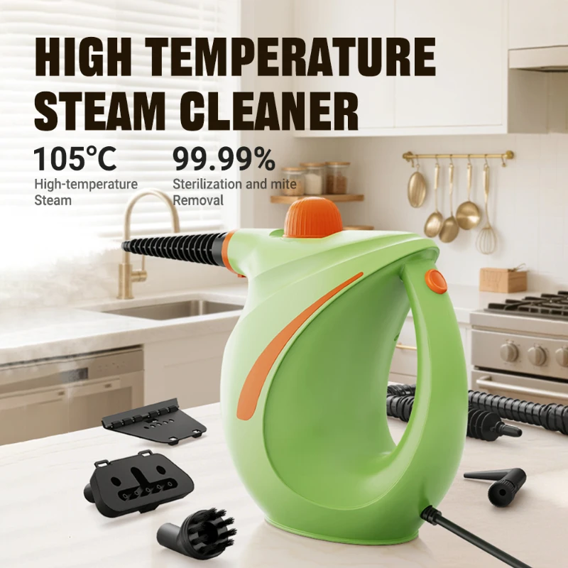 Многофункциональный пароочиститель, вилка европейского/американского стандарта, 1200 Вт, мощность для дезактивации, стерилизации клещей, резервуар для воды 750 мл для чистки и глажки