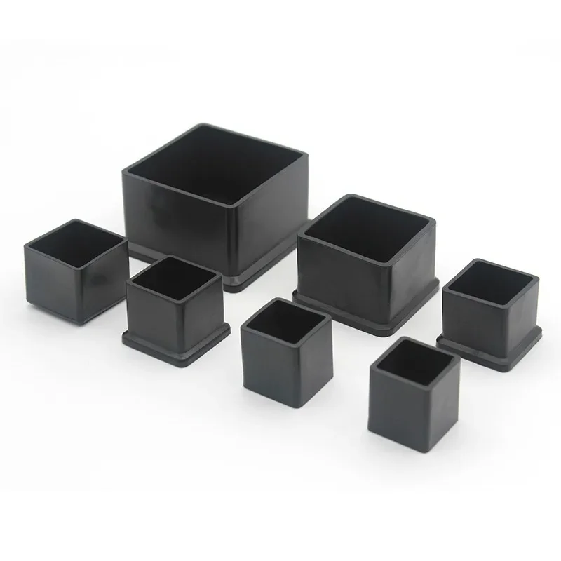 Chair Foot Cover Square Furniture Table Chair Foot Cabinet Thickened Cushion Stool Leg Cover Stainless Steel Square Tube Jacket