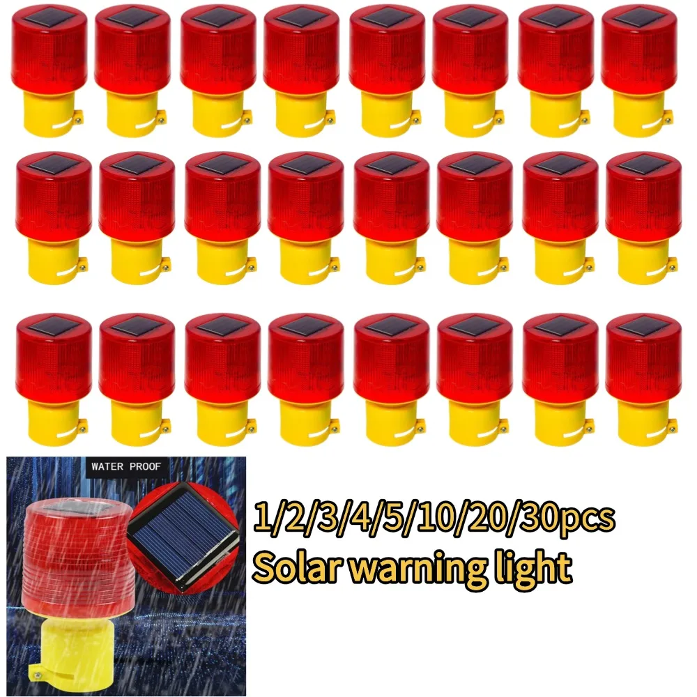 

Солнечный светодиодный аварийный фонарь, сигнальный светильник для строительных площадок, портов, дорог, морских зон, светодиодная лампа для кранов и дорожных работ.