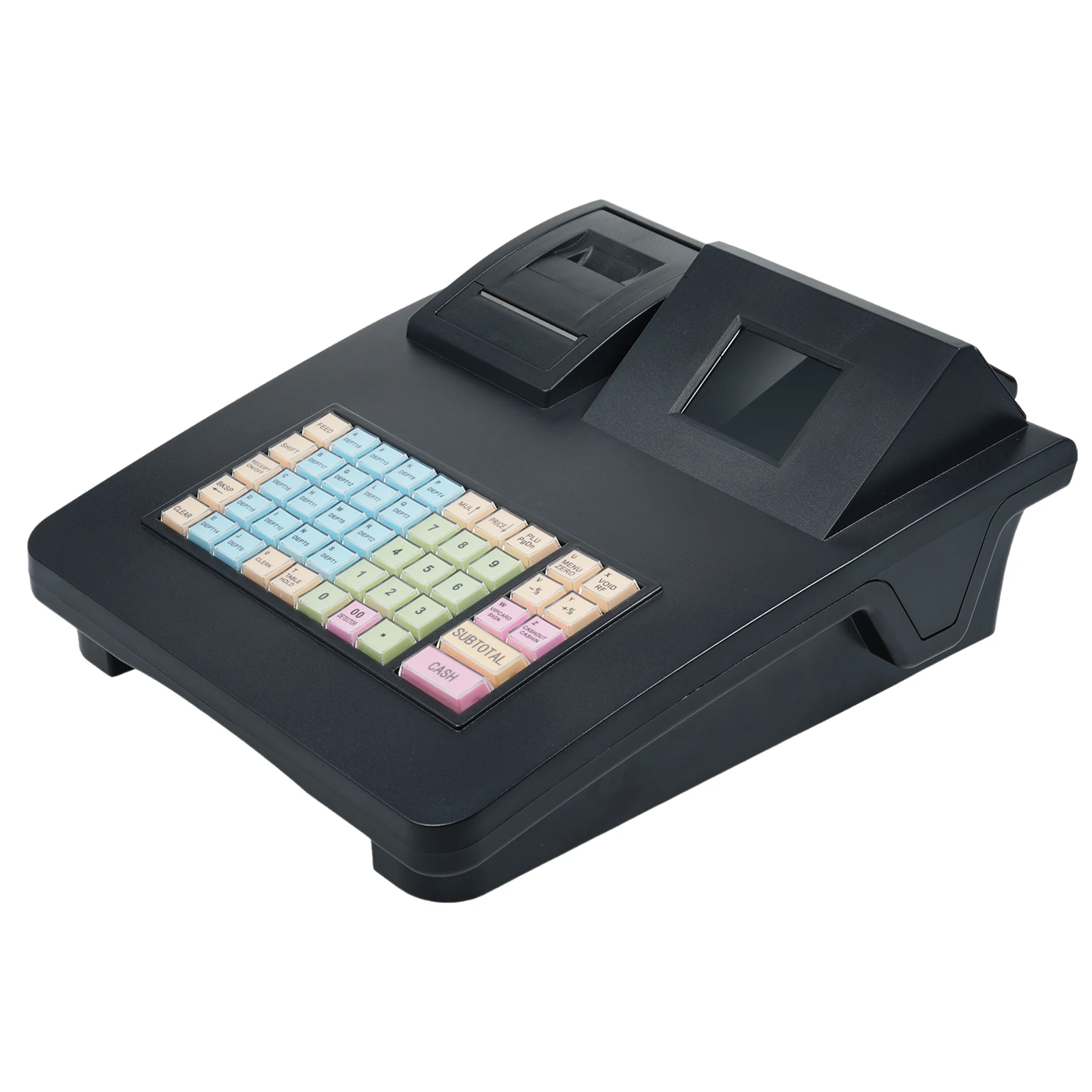 Elektronische kassa 48 toetsen RS232 USB-poort 2,8 inch display Winkelkassa met 58 mm thermische printer