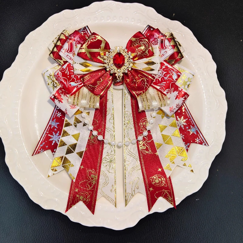Original handgemachte Lolita Bowtie Wiege Engel Flügel Schleife Konzert Hand Licht Damen Anzug Hemd Kragen Blumen Zubehör Schmuck – Detail 8