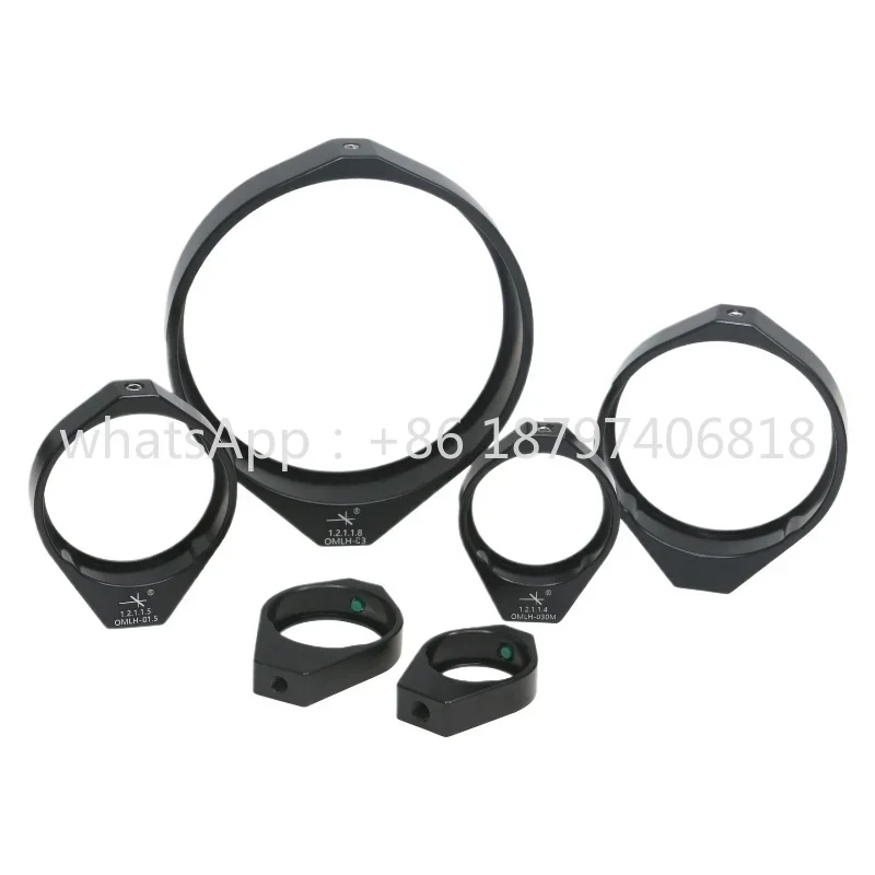 OMLH-D Series: Fixed optical lens mount; uses a setscrew to secure the optical element.