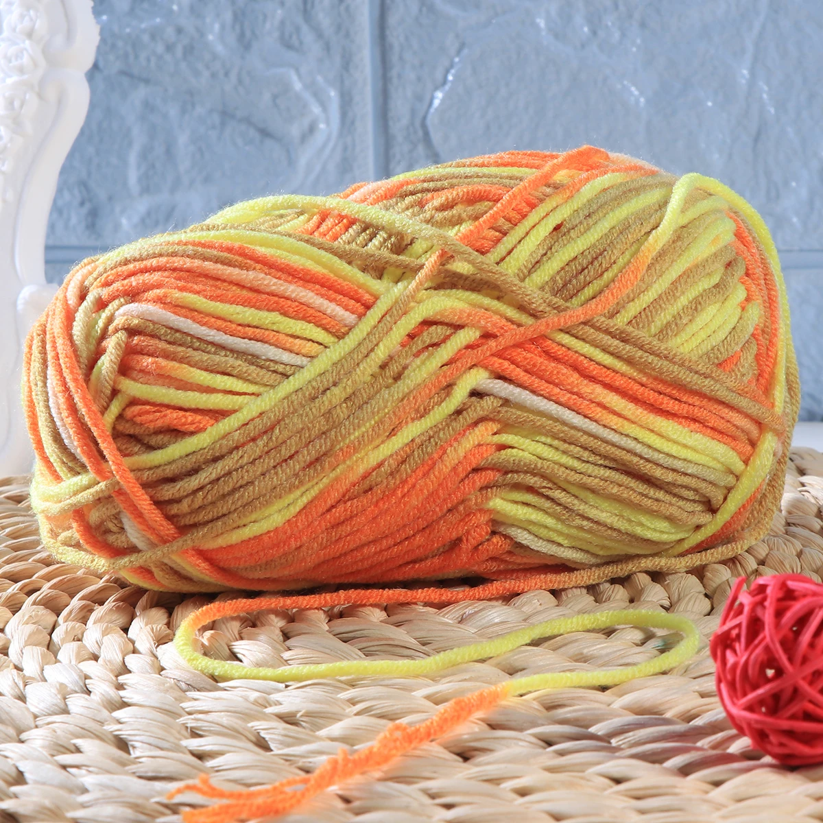 

50G Milk Cotton Yarn Super Soft Warm Cashmere Feel Chunky Knitting Crochet Wool for Sweaters Hats Scarves DIY Accessories