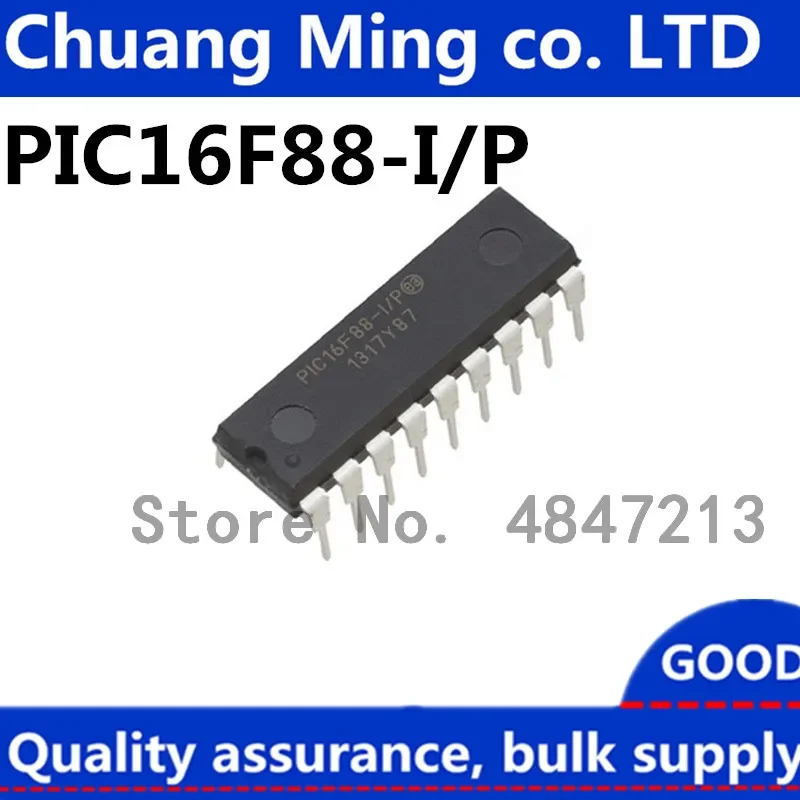 New original 10pcs/lots PIC16F88-I/P PIC16F88 16F88 DIP-18 In stock!