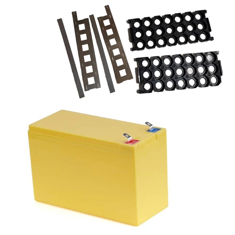 Quality 12V7 Lithium Battery Holder, Fit 18650 Cells Empty Box with Advanced Water Resistance for Varied Environment