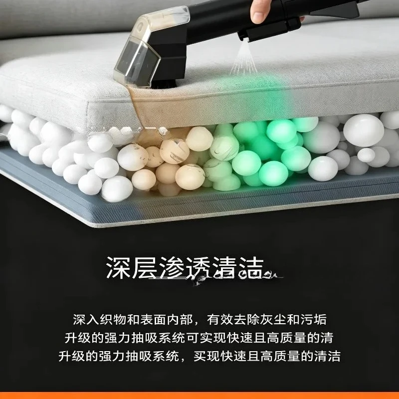 Home Spot Steam Carpet & Sofa Cleaner Machine, Spray Suction Integrated Upholstery Extractor for Fabric Stain Deep Cleaning