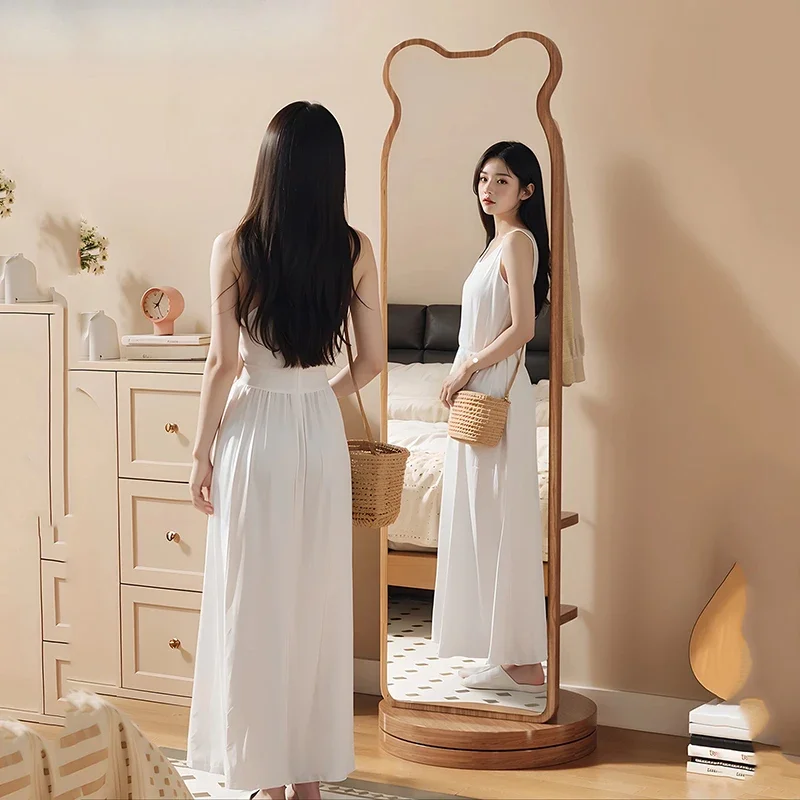 Dressing Nordic Mirror Organizer Attachment Office Standing Women Mirror Luxury Irregular Espejo Pared House Accessories