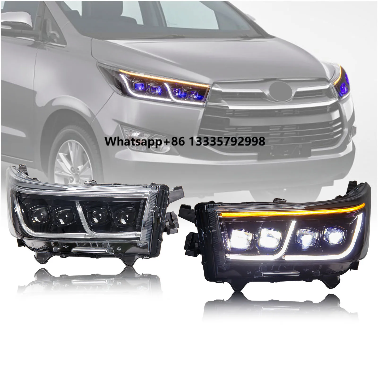 

New Arrival Full LED Head Lamp for Toyota Innova Crysta Headlight Innova
