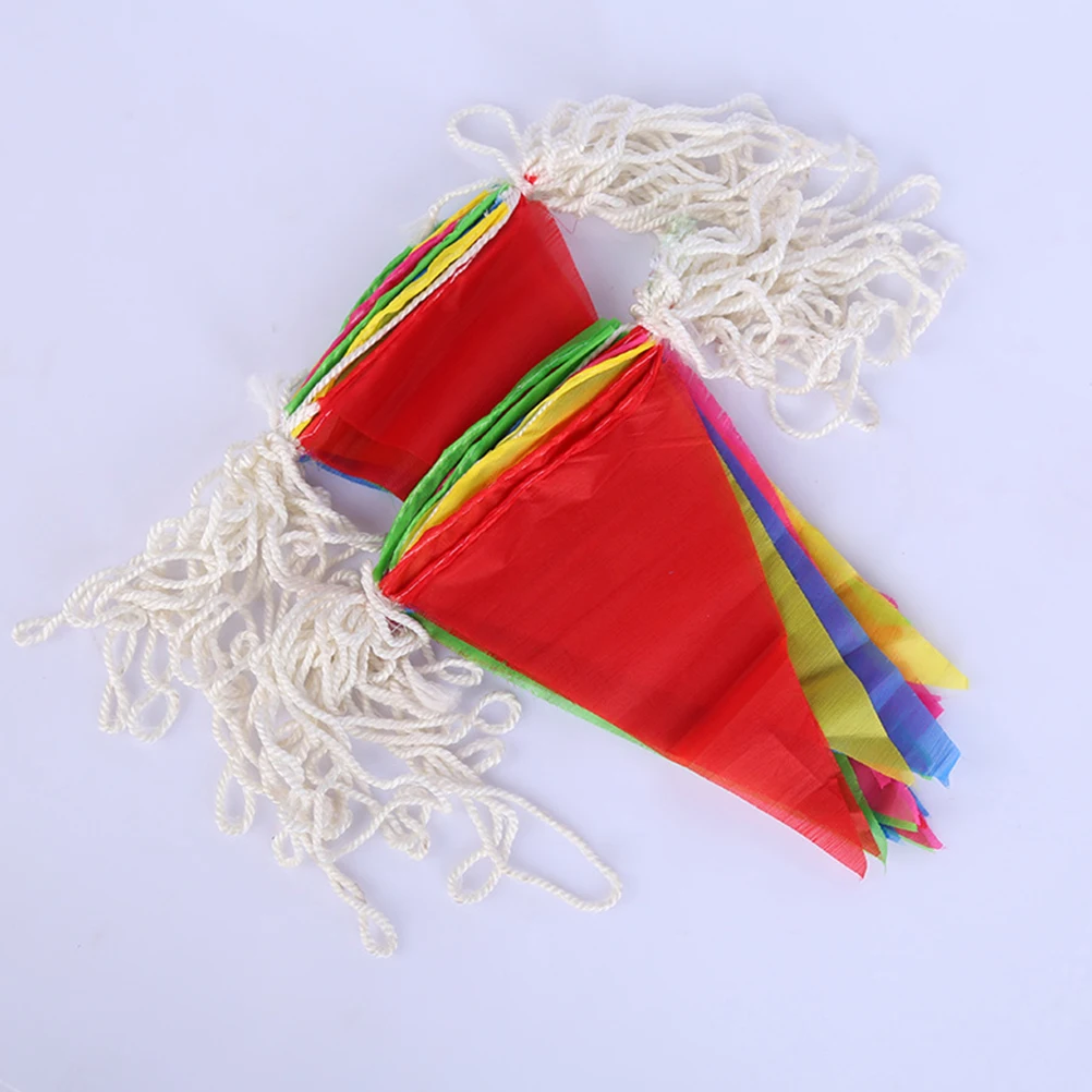 

4 Packs Colorful Flag Strings Pendant Banner Hanging Festival Multicolor Pennant Party