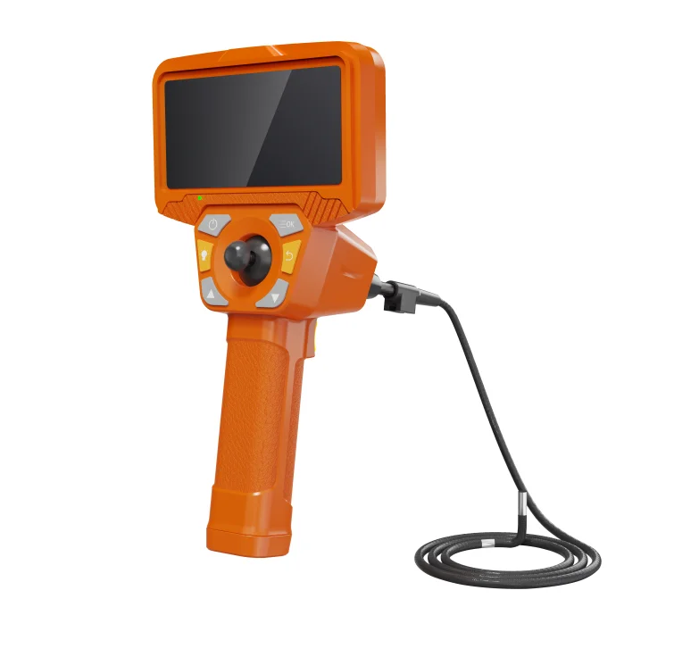 

MS360° Rotatable Flexible Industrial Endoscope 5M Cable Mini Camera for Deep Pipe Machinery Internal Inspection Engine SD Card