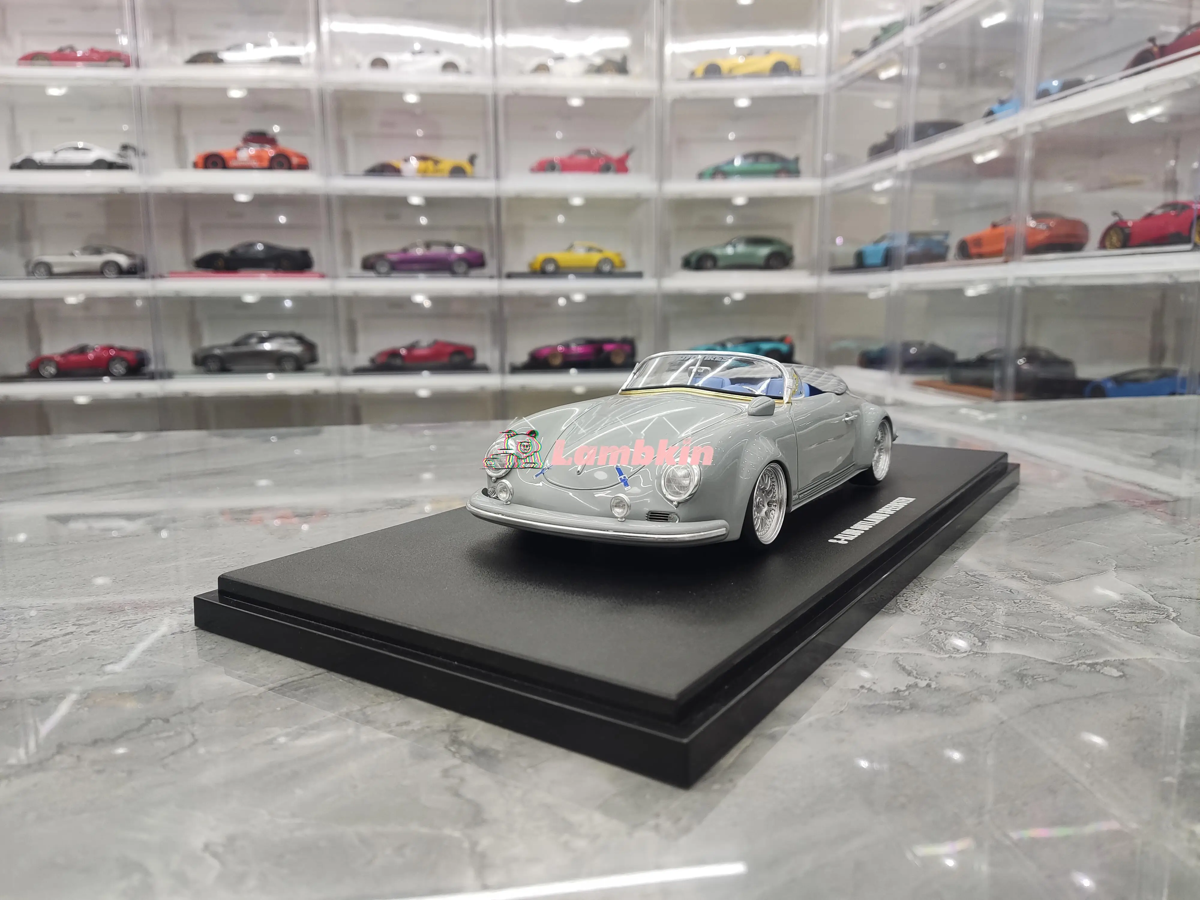 GT Spirit 1/18 For356 S-KLUB OUTLAWD SPEEDSTER 시뮬레이션 자동차 모델, 클래식 소장용