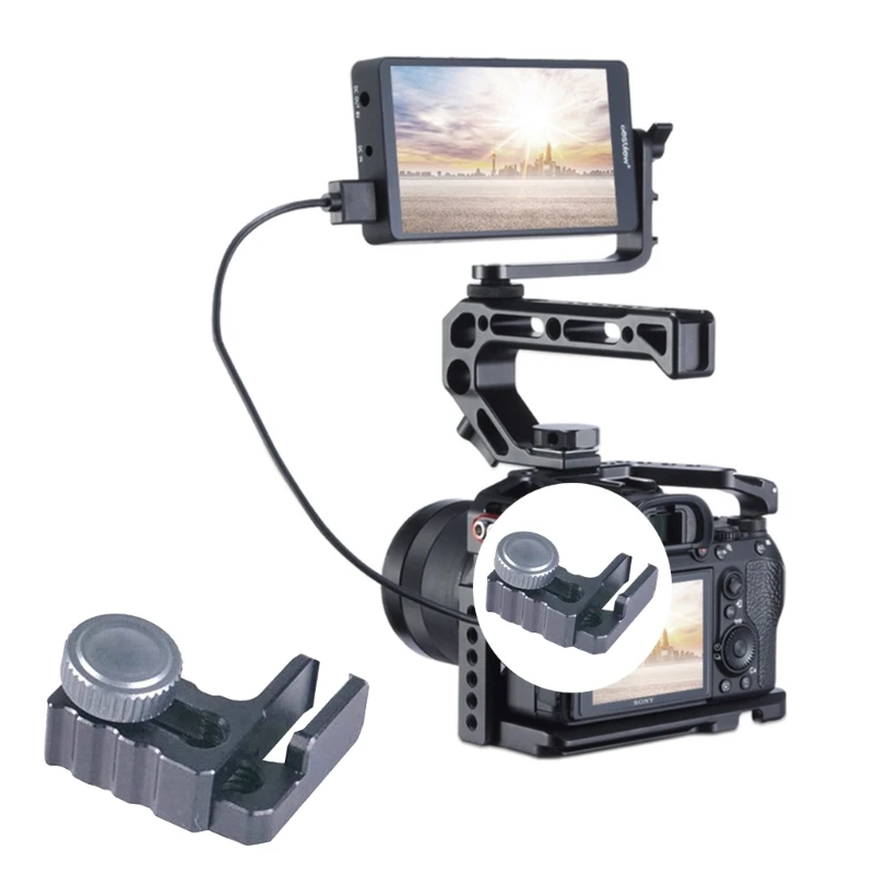 HDMIcompatible Cable Clamp for A72 A73 A7R4 DSLR Cameras Ensuring Stable Connection During Outdoor and Studio