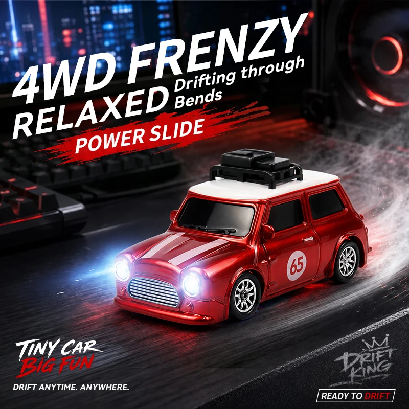 NEW Pro 4WD RC Racing Car High Speed Drift Truck And Classic Mini Racer 2.4GHz All Direction Control For Hobbyists And Beginners