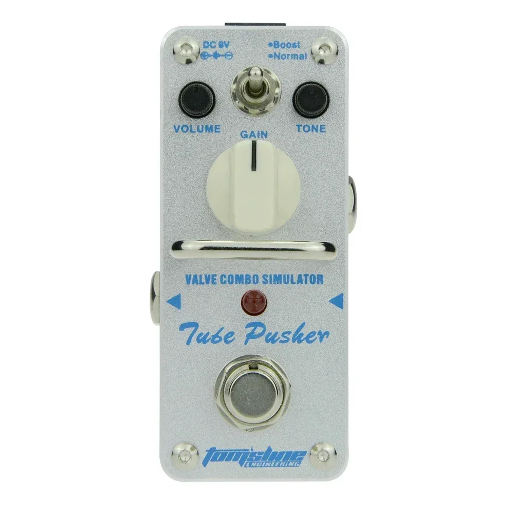 Empujador de tubo AROMA, Pedal de guitarra eléctrica, efecto Vlave Combo, simulador, efecto Mini analógico, True Bypass, ATP-3, accesorios de guitarra
