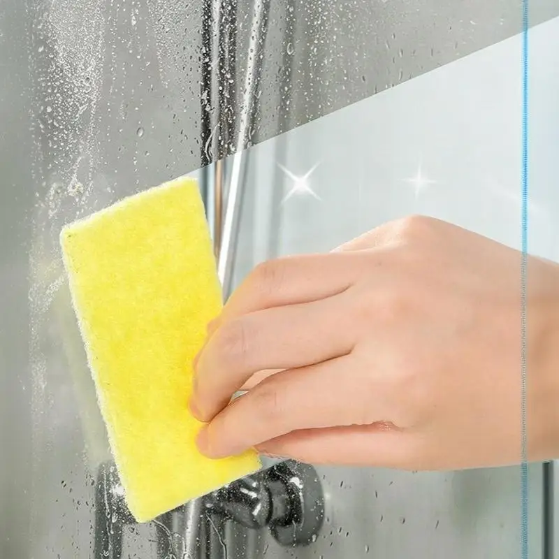 10 Stück Scheuerschwämme für die Küche, Ölbeseitigung, Kratzfreie, Wiederverwendbare Mehrzweck-Reinigungstücher – Detail 6